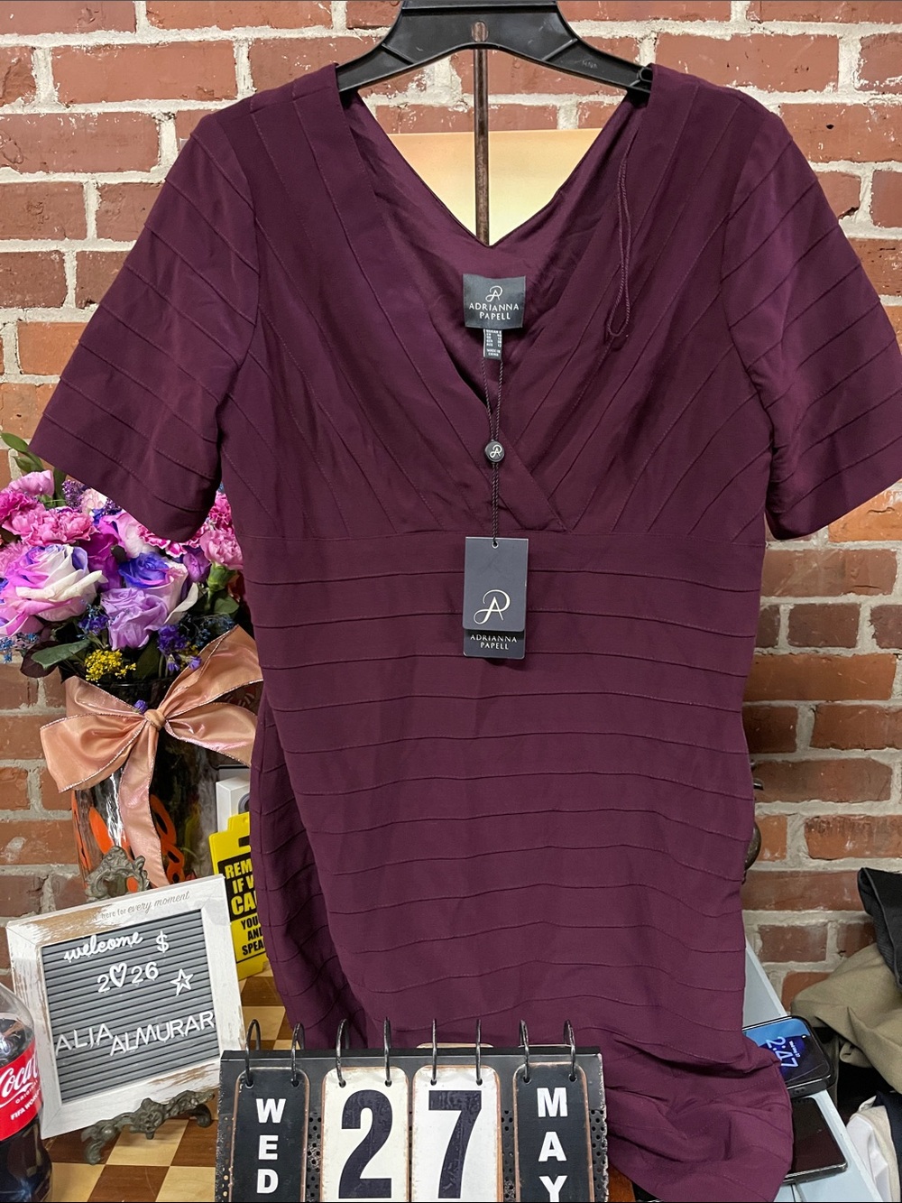 Plum dress